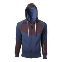 assassins creed unity extra large hoodie bluebrown hd178903asc xl