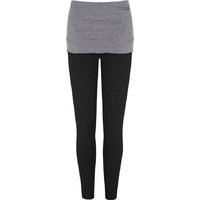 Asquith Bamboo Smooth You Leggings - Black & Pale Grey Marl