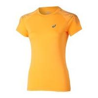 Asics Women\'s Stripe Running T-Shirt - Fizzy Peach - L