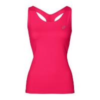 asics womens elite run tank top diva pink m