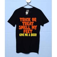 as worn by dimebag trick or treat smell my feet t shirt