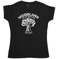 as worn by joan jett womens t shirt woodland rock festival