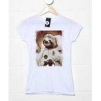 astronaut sloth womens t shirt