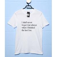 As Worn By Noel Gallagher - Never Forget That Silence T Shirt