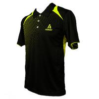 Ashaway ADF 621 Mens Polo - Black/Lime, L