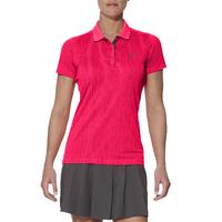 asics gpx ss ladies tennis polo pink l