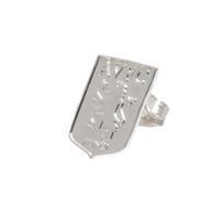 Aston Villa F.C. Sterling Silver Stud Earring