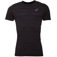 asics mens fuzex seamless running top performance black