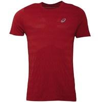 Asics Mens Fuzex Seamless Running Top Pomegranate