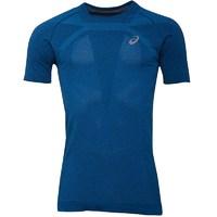 asics mens seamless running top poseidon