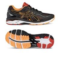 Asics Gel-Kayano 23 Mens Running Shoes - Black/Orange, 7.5 UK