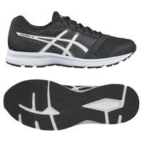 asics patriot 8 mens running shoes black 85 uk