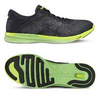 asics fuzex rush mens running shoes blackgreen 85 uk