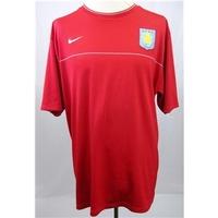 Aston Villa Football Club (Nike FIT DRY) Red Shirt - Size XXL