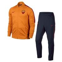AS Roma Squad Knit Tracksuit - Gold, Gold