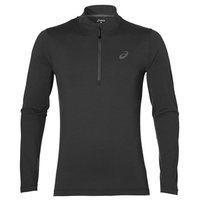 Asics Long Sleeve 1/2 Zip Top - Mens - Dark Grey Heather