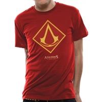assassins creed movie red icon unisex small t shirt red