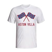 Aston Villa Waving Flags T-shirt (white) - Kids