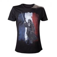 Assassin\'s Creed Unity Tricolore T-Shirt Small - Grey