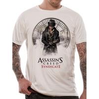 assassins creed syndicate jacob unisex large t shirt white