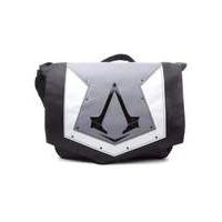Assassin\'s Creed Syndicate Unisex Grey Cover With Brotherhood Crest Messenger Bag One Size Grey/black (mb051338acs)