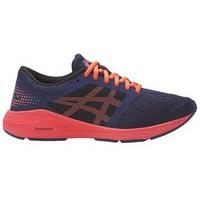 Asics Roadhawk FF Running Shoes - Girls - Indigo Blue/Hot Orange