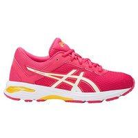 asics gt 1000 6 running shoes youth rouge redwhite