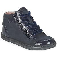 Aster RISELE girls\'s Children\'s Shoes (High-top Trainers) in blue
