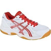 asics gel doha gs girlss childrens shoes trainers in white