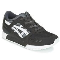 asics gel lyte iii ps girlss childrens sports trainers in black