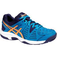 asics gel padel pro 3 gs boyss childrens tennis trainers shoes in blue