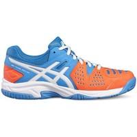 asics gel padel pro 3 gs boyss childrens tennis trainers shoes in blue