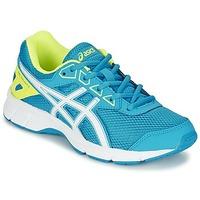 asics gel galaxy 9 gs boyss childrens sports trainers shoes in blue