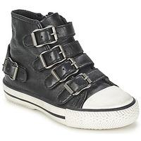 ash fanta boyss childrens shoes high top trainers in black