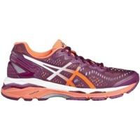 asics gel kayano 23 women dark purpleflash coralwhite