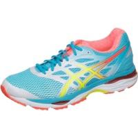 Asics Gel-Cumulus 18 Women white/safety yellow/blue atoll