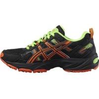 Asics Gel-Venture 5 GS black/flame orange/green gecko