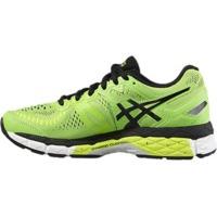 asics gel kayano 23 gs green geckoblacksafety yellow