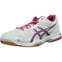 asics gel rocket 7 women whitefuchsiamagenta