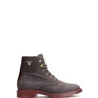 Ashley Mid-lace Boot - Dark Graphite