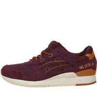 Asics Tiger Mens Gel Lyte III Winter Pack Trainers Rioja Red/Rioja Red