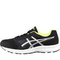 Asics Mens Patriot 8 Neutral Running Shoes Black/Silver/Safety Yellow