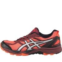 asics mens gel fuji trabuco 5 stability trail running shoes flame oran ...