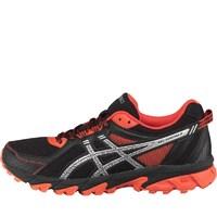 Asics Mens Gel Sonoma 2 Trail Running Shoes Black/Silver/Flame Orange