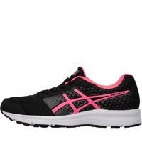 Asics Womens Patriot 8 Neutral Running Shoes Black/Hot Pink/White