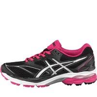 asics womens gel pulse 8 neutral running shoes blacksilversport pink