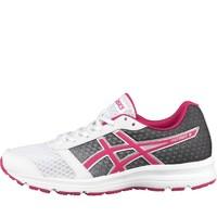 asics womens patriot 8 neutral running shoes whitesport pinksilver