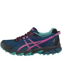 Asics Womens Gel Sonoma 2 Gore-Tex Trail Running Shoes Poseidon/Hot Pink