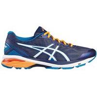 Asics GT-1000 5 Running Shoes - Mens - Indigo Blue/Snow/Hot Orange
