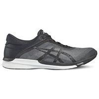 asics fuzex rush running shoes mens midgreyblackwhite